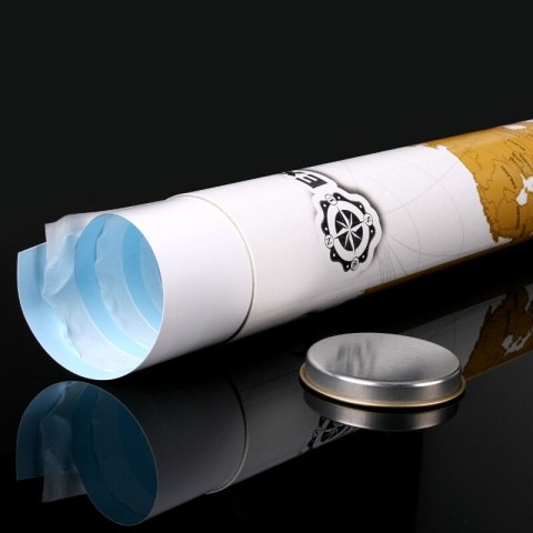 MAPA ZDRAPKA ODKRYWCY - ŚWIAT (EN)