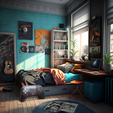 MUZYCZNA PODUSZKA PAD DLA GRACZA DLA NASTOLATKA