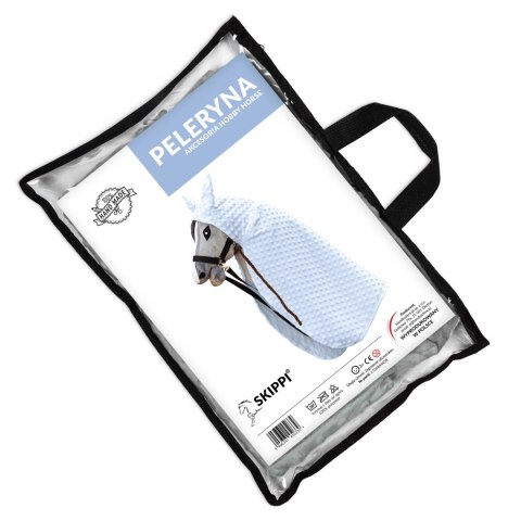 PELERYNA SKIPPI DLA HOBBY HORSE - NIEBIESKA - PREZENT NA DZIEŃ DZIECKA