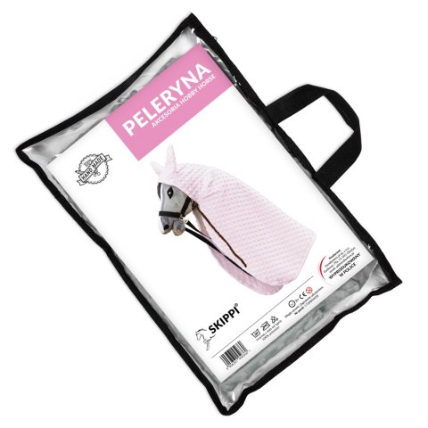 PELERYNA SKIPPI DLA HOBBY HORSE - RÓŻOWA - PREZENT DLA DZIEWCZYNKI