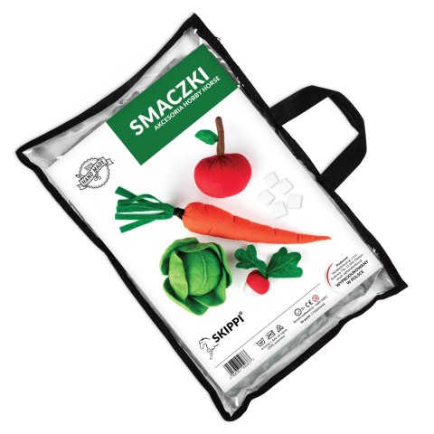 PLUSZOWE WARZYWA OWOCE MARCHEW JABŁKO CUKIER DLA HOBBY HORSE - SKIPPI