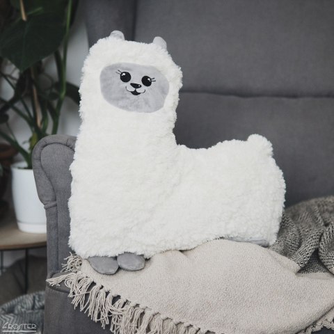 PRZYTULAMKA GRZEJĄCA LAMA TERMOFOR PLUSZOWY ALPAKA