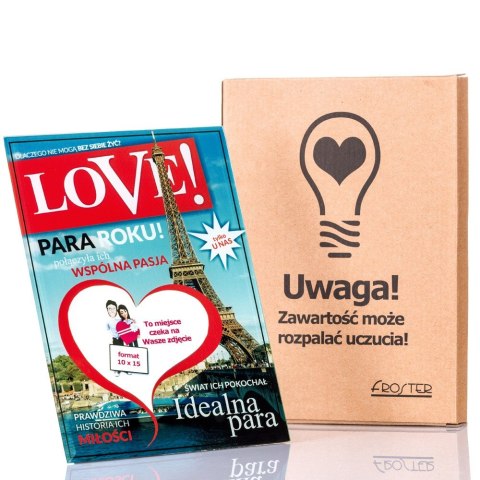 RAMKA NA ZDJĘCIA LOVE PREZENT WALENTYNKI ROCZNICA