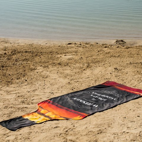 RĘCZNIK BUTELKA PLAŻOWY KĄPIELOWY NA PLAŻĘ BASEN