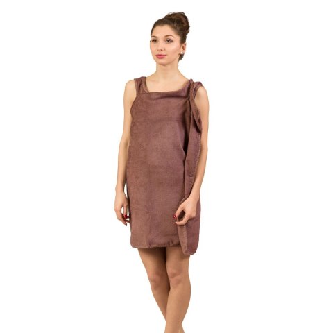 RĘCZNIKO - SZLAFROK BRĄZOWY DLA MAMY DZIEŃ MATKI