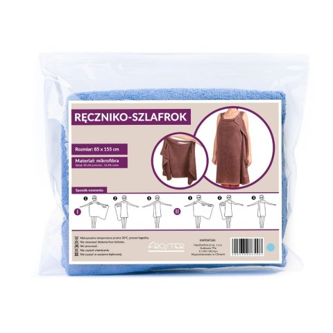 RĘCZNIKO - SZLAFROK FIOLETOWY DLA MAMY DZIEŃ MATKI