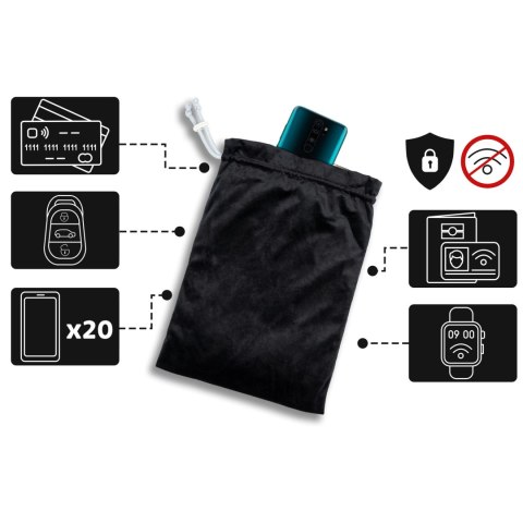 SIGNAL KILLER WOREK FARADAYA KLATKA RFID GPS GSM