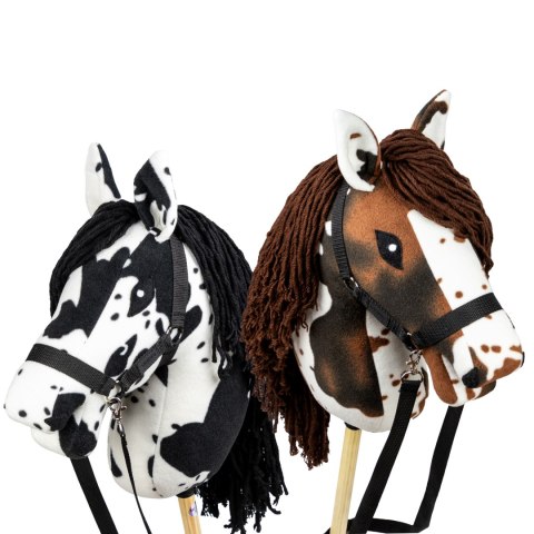 SKIPPI HOBBY HORSE TARANTOWATY - BIAŁO CZARNY - PREZENT NA DZIEŃ DZIECKA