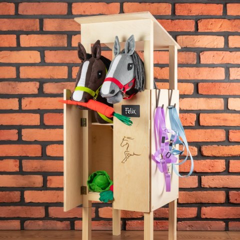 SKIPPI KANTAR DLA HOBBY HORSE - WODZE, 2 WYMIENNE FUTERKA - LAWENDOWY