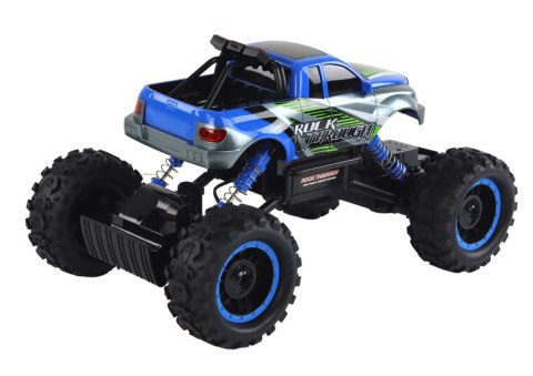 AUTO TERENOWE ZDALNIE STEROWANE RC 1:14 2.4G NIEBIESKIE