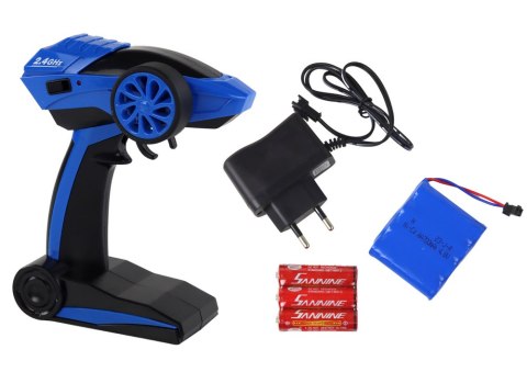 AUTO TERENOWE ZDALNIE STEROWANE RC 1:14 2.4G NIEBIESKIE