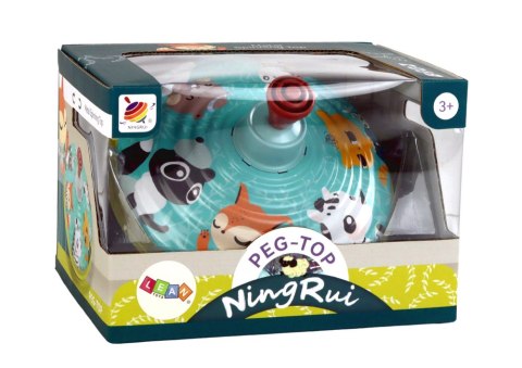 BĄCZEK METALOWY WIRUJĄCY ZWIERZĄTKA ZABAWKA TRADYCYJNY