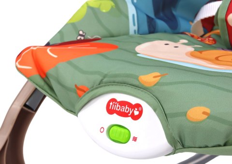 BUJACZEK KRZESEŁKO LEŻACZEK 2W1 WIBRACJA DŹWIĘK LISEK