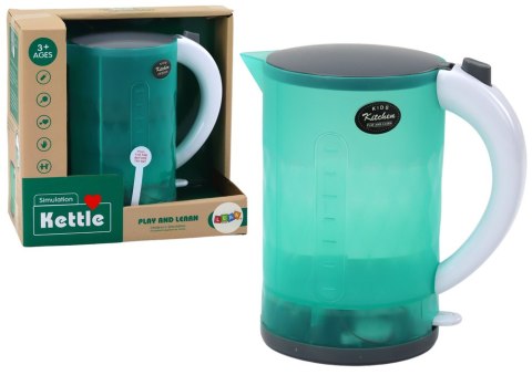 CZAJNIK ELEKTRONICZNY NA BATERIE AGD ŚWIATŁA DŹWIĘK ZIELONY