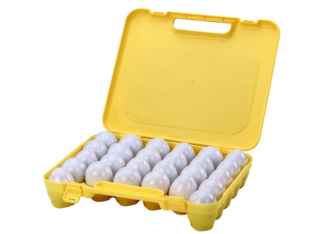 EDUKACYJNA UKŁADANKA JAJKA W WALIZCE NAUKA LICZB KOLORÓW