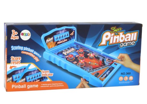 GRA ZRĘCZNOŚCIOWA PINBALL ŚWIATŁA DŹWIĘKI TABLICA WYNIKÓW