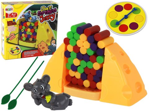 GRA ZRĘCZNOŚCIOWA SEROWA PIRAMIDA NIE ZRZUĆ MYSZY