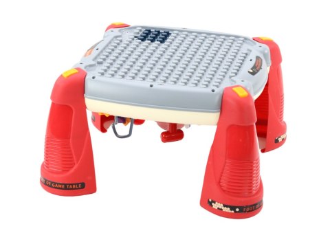 INTERAKTYWNY STOLICZEK EDUKACYJNY PANEL DZIECIĘCY PIANINKO KOSMOS CZERWONY