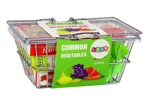 KOSZYK SKLEPOWY NA ZAKUPY WARZYWA OWOCE SPOŻYWCZE METALOWY