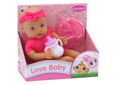 LALKA BOBAS OPASKA AKCESORIA DO KARMIENIA RÓŻOWA