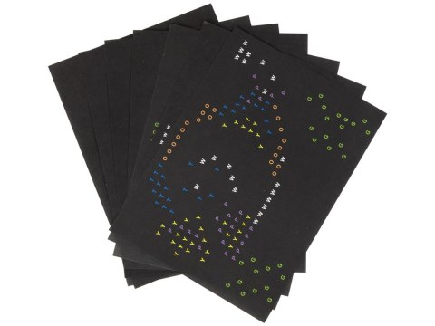 MAGICZNA TABLICA EDUKACYJNA 3D PODŚWIETLANA UKŁADANKA 180 ELE.