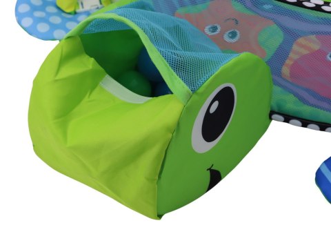 MATA LEŻANKA DLA NIEMOWLAKA BASENIK KULKI 3W1 ŻÓŁW