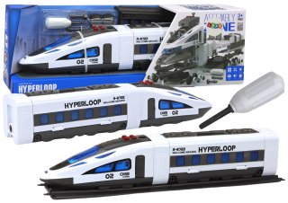 POCIĄG KOLEJKA DO SKRĘCANIA ŚRUBOKRĘT TORY ŚWIATŁA DŹWIĘKI