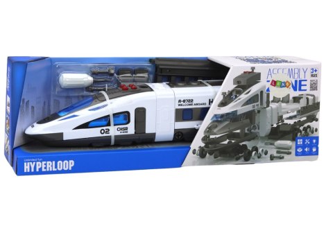 POCIĄG KOLEJKA DO SKRĘCANIA ŚRUBOKRĘT TORY ŚWIATŁA DŹWIĘKI