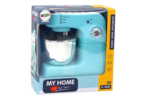 ROBOT PLANETARNY KUCHENNY ZABAWKOWY 3 KOŃCÓWKI TURKUSOWY