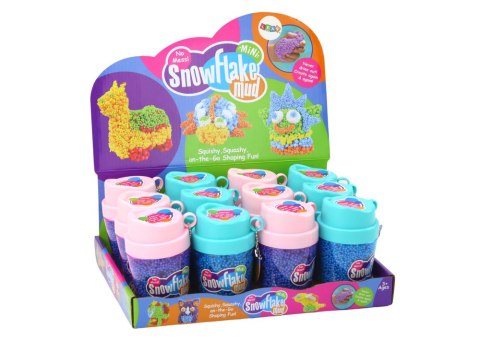 SQUISHY KULKI STYROPIANOWE MASA W KUBECZKU NIEBIESKI