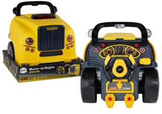 WARSZTAT SILNIK BUS DO ROZKRĘCANIA ZESTAW MAJSTERKOWICZA ŻÓŁTY AUTOBUS