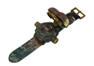 ZEGAREK PROJEKTOR 3D DINOZAUR TYRANOZAUR REX 22CMX 6,5CM X 4,5CM