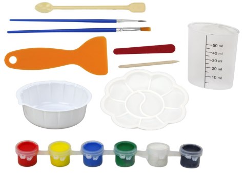 ZESTAW KREATYWNY ARTYSTYCZNY JEDNOROŻEC 3D GIPS FARBKI