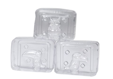 ZESTAW KREATYWNY ARTYSTYCZNY PTAKI 3D GIPS FARBKI