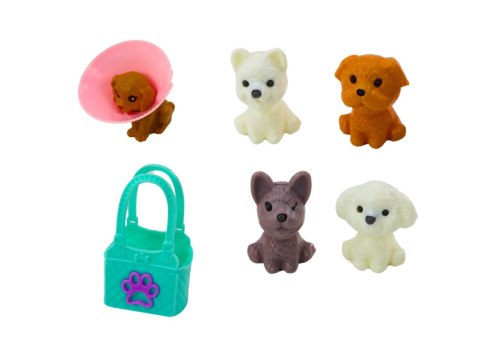 ZESTAW LALKA WETERYNARZ GABINET PIELĘGNACYJNY MEBLE AKCESORIA ZWIERZAKI