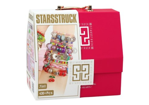 ZESTAW PIĘKNOŚCI KREATYWNY W KUFERKU DO TWORZENIA KREACJI AKCESORIA