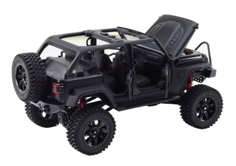AUTO TERENOWE ZDALNIE STEROWANE RC 2.4G NAPĘD 4X4 CZARNY