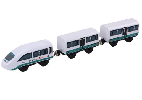 DREWNIANY TOR KOLEJOWY POCIĄG KOLEJKA TORY AKCESORIA MOST POLICJA 3,2M