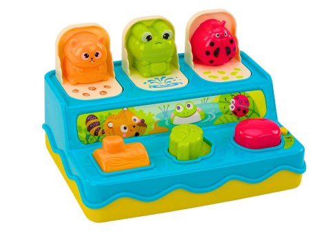 GRA DLA DZIECI WYSKAKUJĄCE ZWIERZĄTKO POP UP ŚWIATŁA DŹWIĘKI