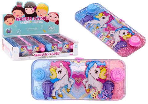 GRA WODNA KONSOLA ZRĘCZNOŚCIOWA RÓŻOWA JEDNOROŻEC PAD KÓŁECZKA