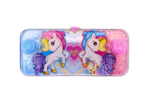 GRA WODNA KONSOLA ZRĘCZNOŚCIOWA RÓŻOWA JEDNOROŻEC PAD KÓŁECZKA