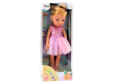 LALKA BALETNICA RÓŻOWA LALECZKA BALERINA SUKIENKA 33CM