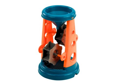 ZESTAW DO PIASKU MŁYNEK ŁOPATKA GRABKI KONEWKA FOREMKI WIADERKO 10 EL.