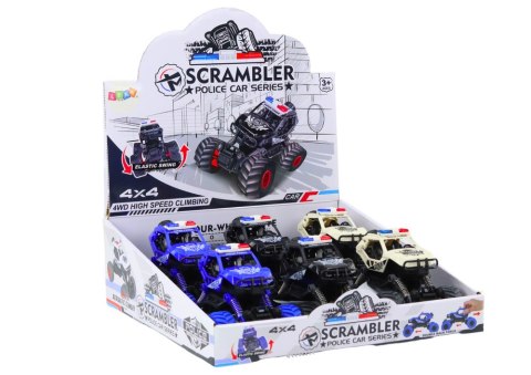 AUTKO POLICYJNE NAPĘD FRYKCYJNY 3 KOLORY TERENOWE