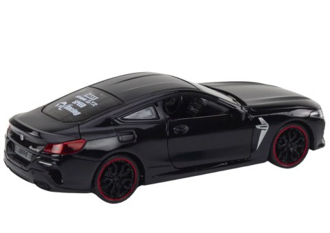 AUTO SPORTOWE METALOWE NAPĘD FRYKCYJNY OTWIERANE ELEMENTY 1:24 CZARNE