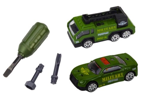 CZOŁG POJAZD WOJSKOWY DIY DO ROZKRĘCANIA ZIELONY DŹWIĘKI ZESTAW RESORAKI