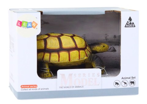 FIGURKA KOLEKCJONERSKA ŻÓŁW GAD BEŻOWO BRĄZOWY D