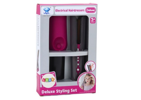 PROSTOWNICA DO WŁOSÓW ZABAWKOWA STOJAK ŚWIATŁA DŹWIĘKI