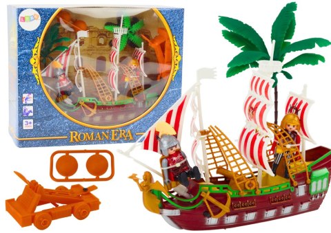 STATEK ROMAŃSKI RZYMIANIE ŚWIATŁA DŹWIĘKI KATAPULTA PALMY