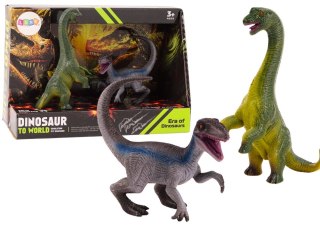 ZESTAW FIGUREK DINOZAURÓW BRACHINOZAUR VELOCIRAPTOR 2EL